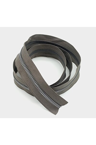 angel çanta aksesuar سحاب فضي في المنتصف 100 سم لون مينك غامق