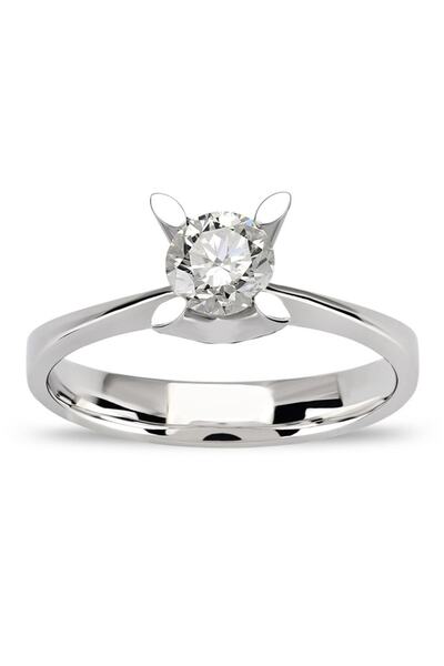 Moda Kulesi Mozanit Pırlanta Tektaş Yüzük 1.00 Carat