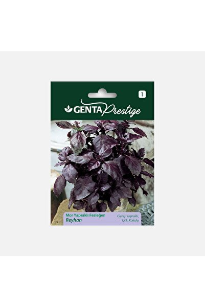 Genta Prestige Sebze Tohumu Mor Yapraklı Fesleğen Reyhan