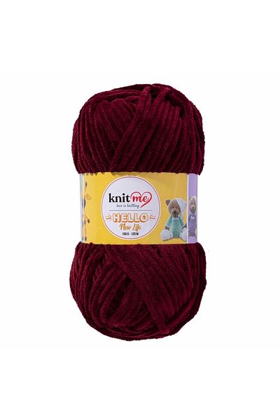knitme Γεια σου Νέα Ζωή Κωδικός Χρώματος 936 100% Μικροπολυεστέρας 100γρ 120μ Πλεκτό νήμα