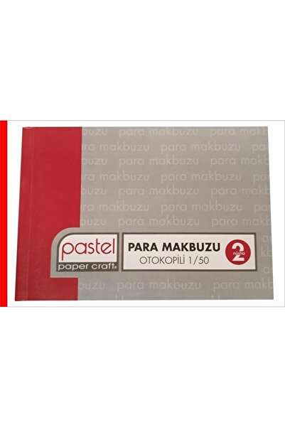 Pastel Para Makbuzu Ölçüsü: 10x14 Cm 2 Nüsha (1 Asıl 1 Suret) 1/50 Otokopili ...