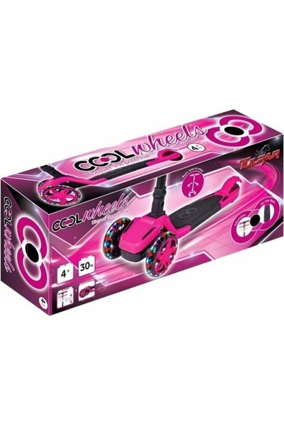 Cool Wheels Tulpar Scooter Katlanabilir Led Işıklı Silikon Tekerli 4 - 6 Yaş Max. 40 Kg Kapasiteli