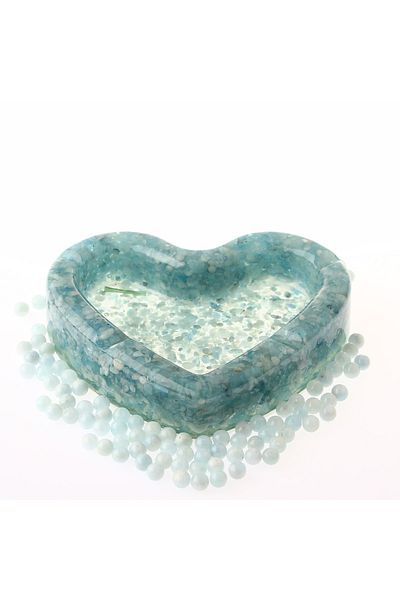 Deniz Doğal Taş Aquamarine Natural Stone Certified Ash Tray - Kl006