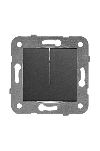 VİKO Novella 2-Piece Black Commutator Frame Set