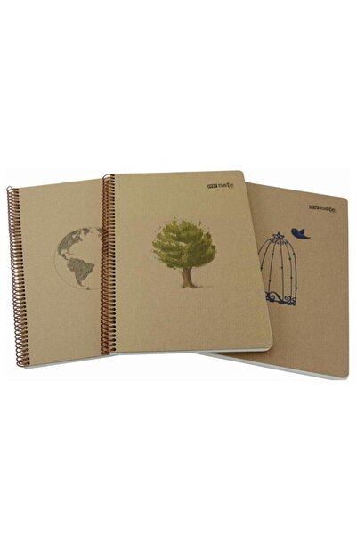 Mynote Kraft Defter A4 120 Yaprak Çizgili Defter Uc37006-Ç  /