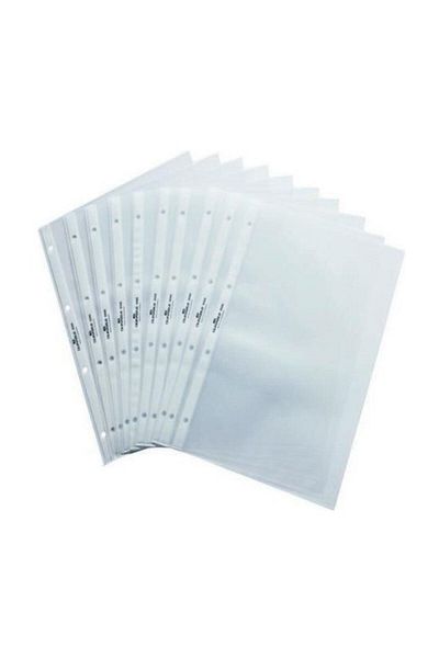 Durable A4 Horizontal Transparent Bag File 10 Pieces For Durastar 8567