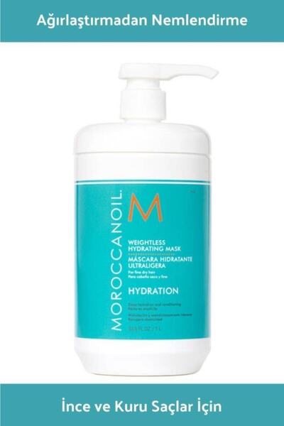 Moroccanoil Süper Weightless Hydrating Ağırlık Yapmayan Nemlendirici Maske 10...