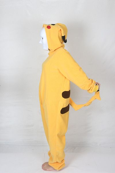 YÜSÜ Costum Pikachu pentru adulți Costum pijama confortabil