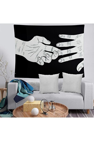 BAMBAŞKA MODA Bmdö-2006 Dekorativna zidna obloga - Ruke koje govore, Perivo B...