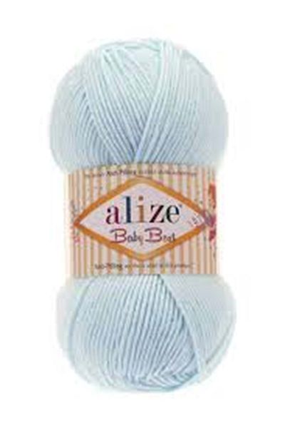 Alize بيبي بيست تركواز محبوك 189 - تصميم مفتوح بخيط اليد