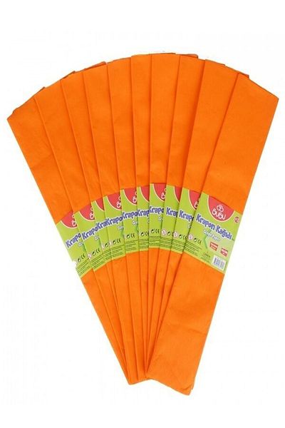 Bubu 50x200 Cm Colored Crapon Paper - 10-Piece Event and Decoration Set