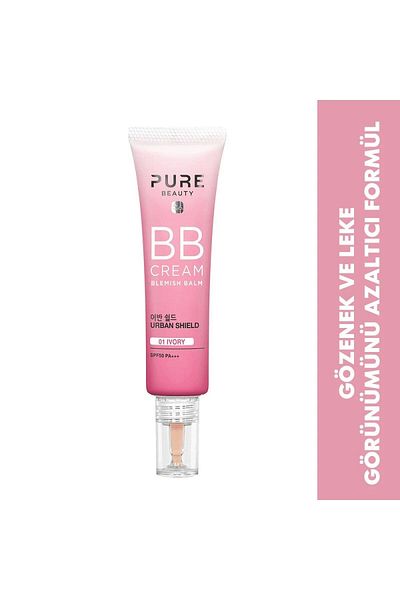 PURE BEAUTY Natural Looking Light Bb Cream Spf50 Pa+++ Ivory 30 ml