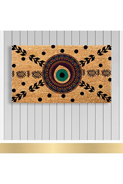 Paspashello , Design Koko Kapı Önü Paspas / Pvc Taban / Model; Bohem Nazarlık