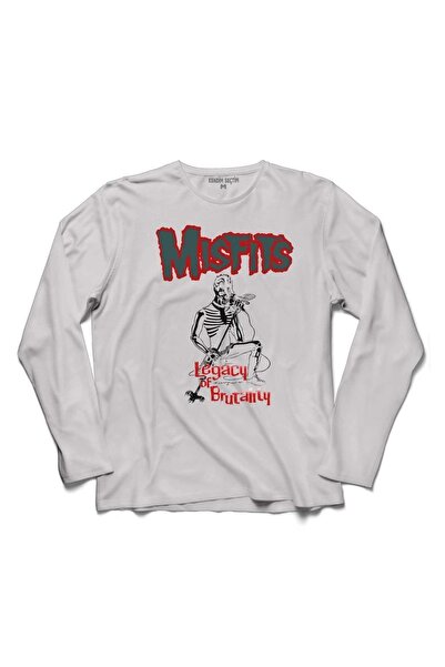 Kendim Seçtim The Misfits Legat Brutalnosti Punk Rock Muzika Dugi Rukav T-shirt