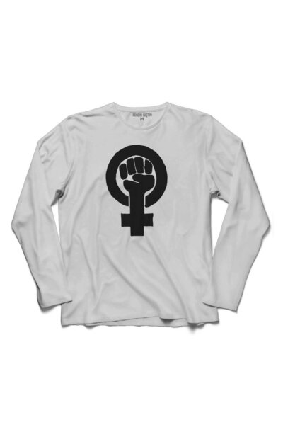 Kendim Seçtim Freedom Action Strong Ženska prava Feminizam Majica dugih rukava