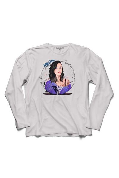 Kendim Seçtim Katy Perry Re Sa šljokicama Dizajn 2 Majica dugih rukava Štampa...