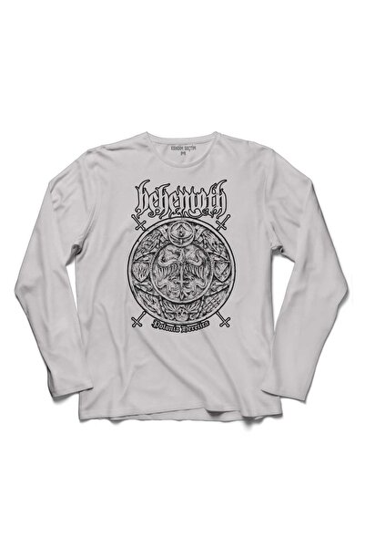 Kendim Seçtim تي شيرت أنا سحر بيهيموث ميتال روك جمجمة 3 بأكمام طويلة