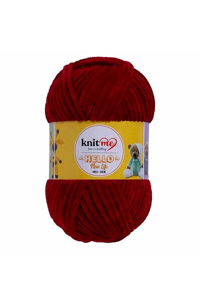 knitme Hello New Life Έγχρωμος Κωδικός 920 100% Micro Polyester 100gr 120m Πλεκτό νήμα