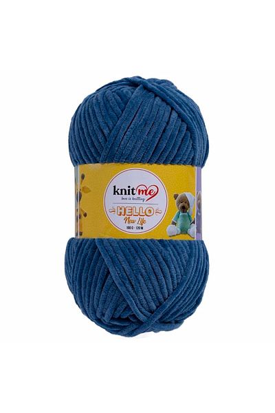 knitme Hello New Life Έγχρωμος Κωδικός 923 100% Micro Polyester 100gr 120m Πλεκτό νήμα
