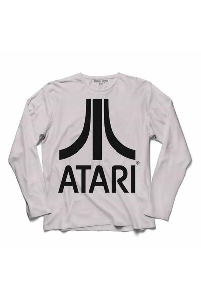 Kendim Seçtim Tricou cu mânecă lungă Arcade Ateri Nostalgia Game Logo