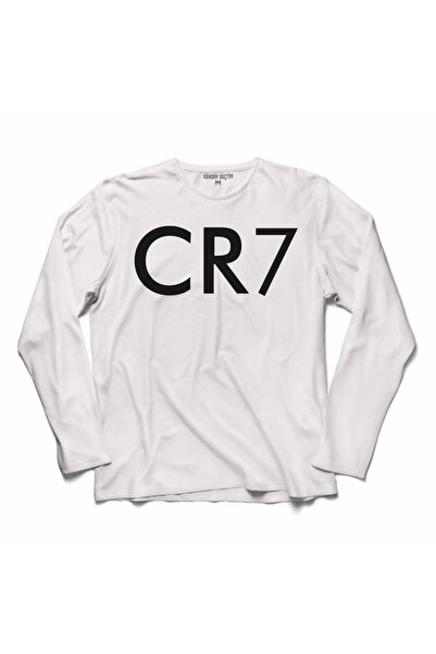 Kendim Seçtim Kristijano Ronaldo Cr7 Logo Juventus Majica dugih rukava