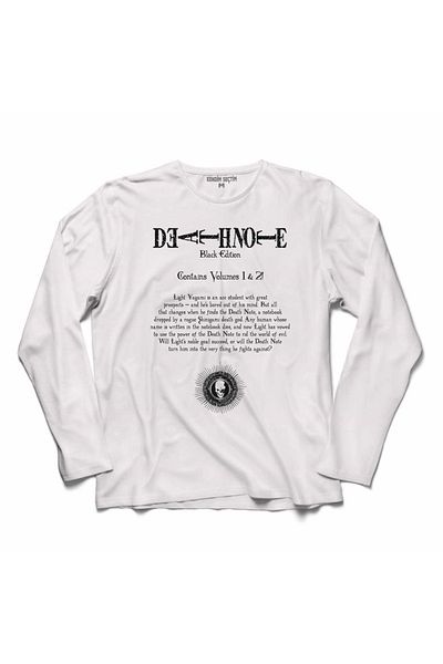Kendim Seçtim Tricou cu mânecă lungă Death Note Black Edition Death Game 4