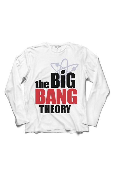 Kendim Seçtim تي شيرت بأكمام كبيرة من The Big Bang Theory شيلدون تشوبر بيغ بانغ