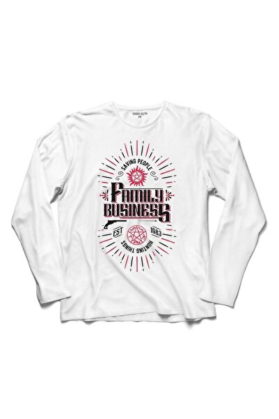 Kendim Seçtim Supernatural The Family Business Saving People Est Dugačka majica