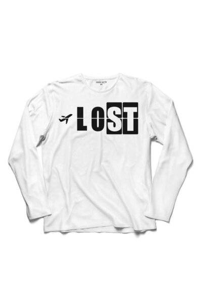 Kendim Seçtim Tricou alb cu mânecă lungă pentru bărbați, poster, serialul pierdut