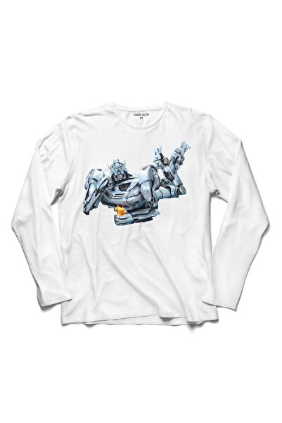 Kendim Seçtim Transformers Optimus Prime Logo Decepticon majica dugih rukava