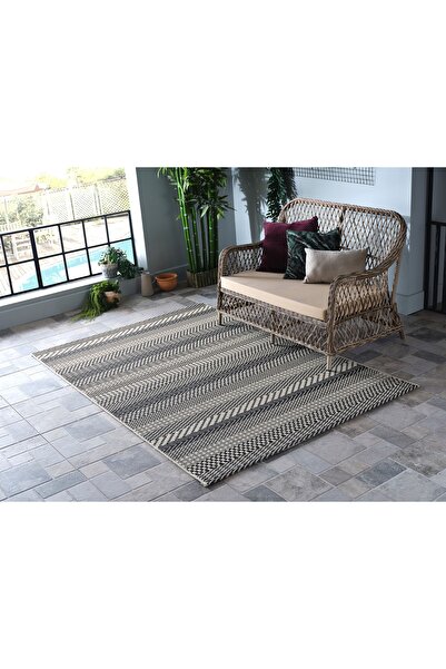 GÜMÜŞSUYU Deco Natural 133x190 11840 Bej Halı Kilim