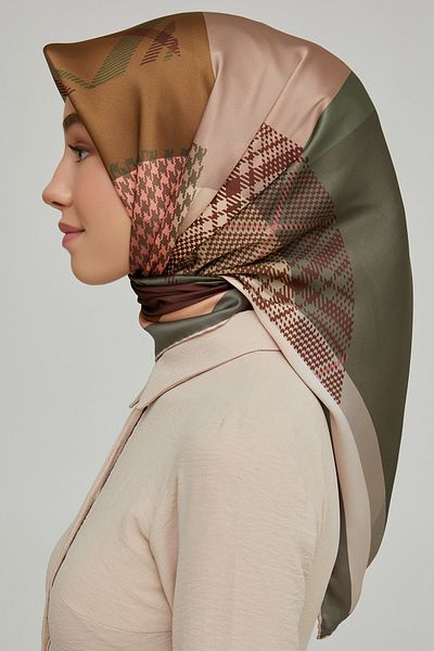 Armine Μεταξωτό κασκόλ 8620d (twill) (νοσταλγία)