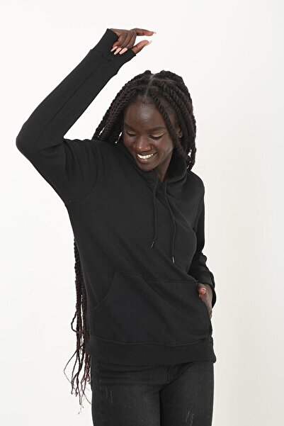 Deocept Unisex Kapüşonlu 2 Iplik Swetshirt