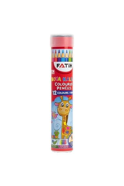 Fatih 12 Color Full Size Metal Tube - Dry Paint