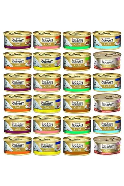 Gourmet Kıyılmış Karışık Kedi Maması 85 Gr x 24 Adet