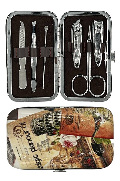 Knife مجموعة العناية بالأظافر من بيازا مكونة من 6 قطع