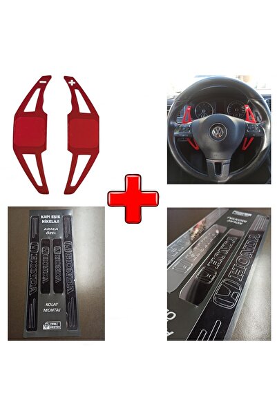 Lazer Store Honda Civic Fc5 Uyumlu Kapı Eşiği Ve F1 Kulakçık Vites Kolu