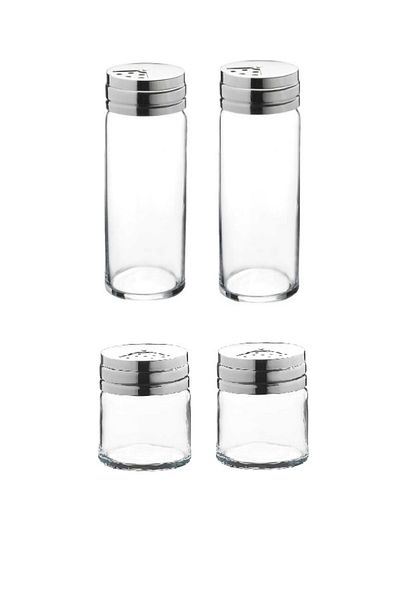 Paşabahçe Basic 4 Piece Salt-pepper-spice-pot Set