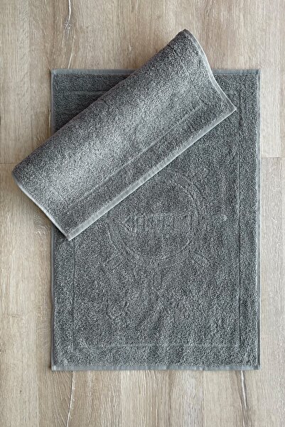 Cotton Box Jakarlı Paspas Seti 2'li Dumen Gri 50x70