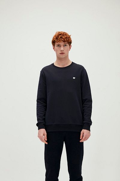 Bad Bear PRESAGE CREWNECK EMBROIDERED SWEATSHIRT - DARK BLUE - XL - ST05352-DARK BLUE-XL