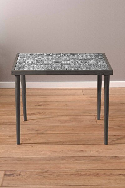 bluecape Esperanza 62x62cm Doğal Masif Seramik Dekoratif Orta Sehpa