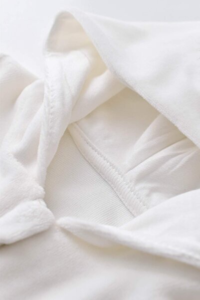 BabyCosy Set pantaloni din catifea cu glugă și cămașă cu mânecă lungă