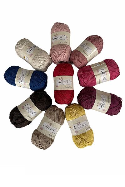 Masal Örgü Evi Hobby Clb Cotton Punch και Amigurumi Rope Σετ 10 τεμαχίων
