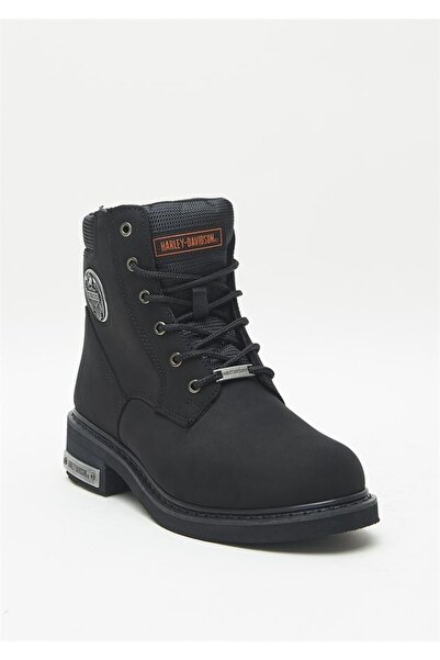 Harley Davidson Jım 025g100128 Deri Bot/siyah Nubuk/40 Numara