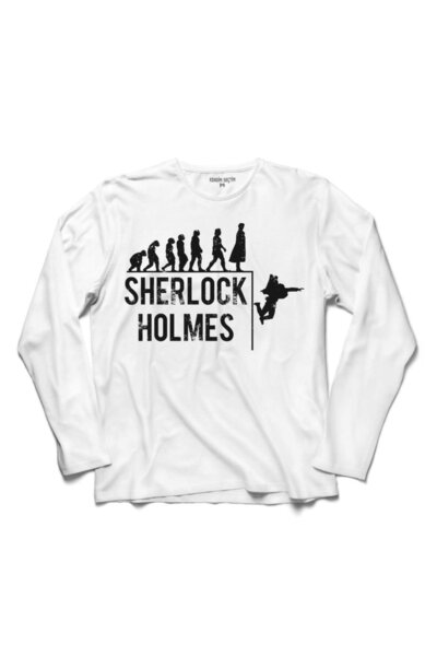 Kendim Seçtim Sherlock Holmes Evolucija Evolucija čoveka Majica dugih rukava