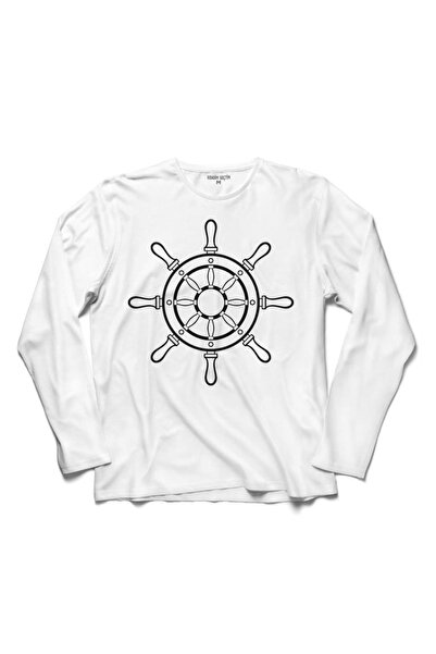 Kendim Seçtim Mornarski kormilo Jedro sidra Jedro jedra 1 Majica dugih rukava