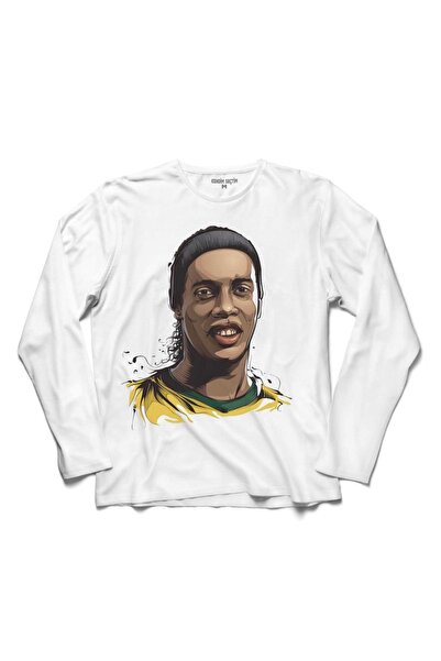 Kendim Seçtim Ronaldınho Gaucho 10 2 Uzun Kollu Tişört