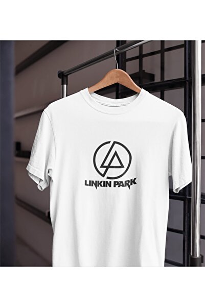 TROVE Unisex Γυναικείες Ανδρικές μπλούζες Linkin Park Rock Band Xero Ασπρόμαυ...