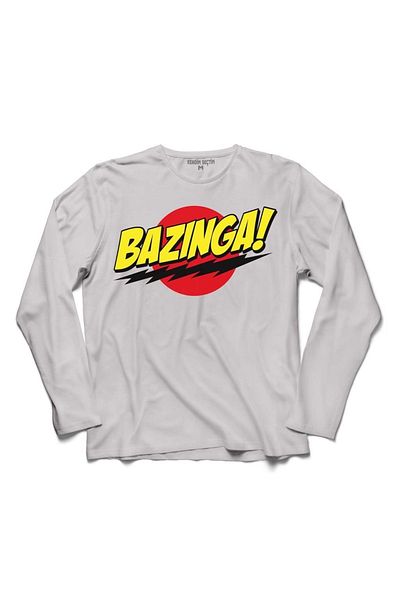 Kendim Seçtim تي شيرت Bazinga Joke The Big Bang Theory شيلدون كوبر بكمين