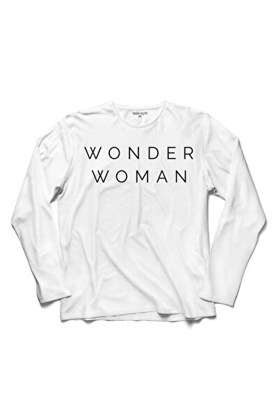 Kendim Seçtim Majica dugih rukava sa logotipom Wonder Woman WW DC Comics